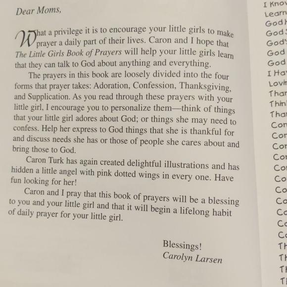 Little girls book of prayers book - Picture 2 of 5